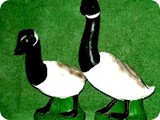 B 940. Detailed Geese - Head Crooked, 939. Detailed Geese - Head Up