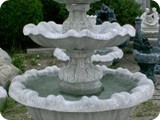MVF 1014. Large 3pc. Fancy Fountain with Tulip #1014