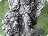 MVR 1316-Angel with Lion and Deer
