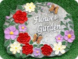 MVSI 1392-Flower Garden Plaque