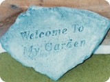 MVSI 783. Welcome to my Garden Stone